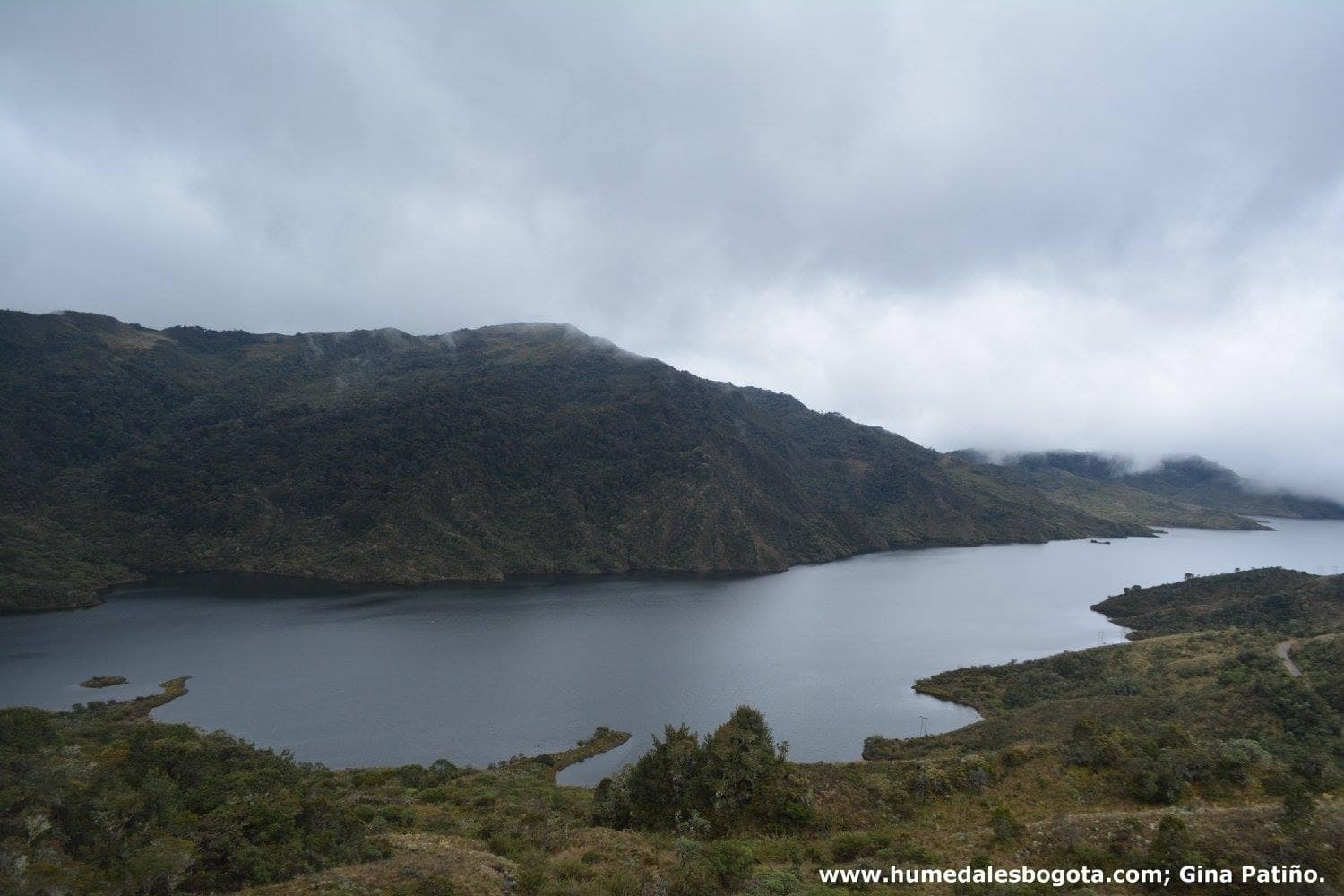 Embalse de Chuza, páramo de Chingaza