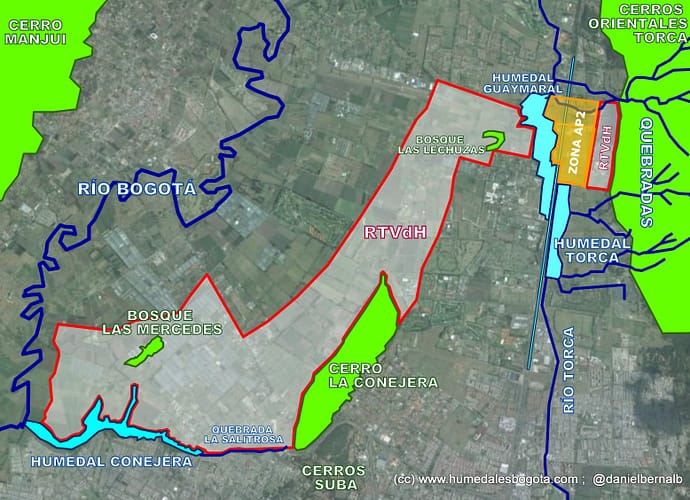 Lo que conecta la Reserva Thomas Van der Hammen. Lo que conecta la Reserva Thomas Van der Hammen.