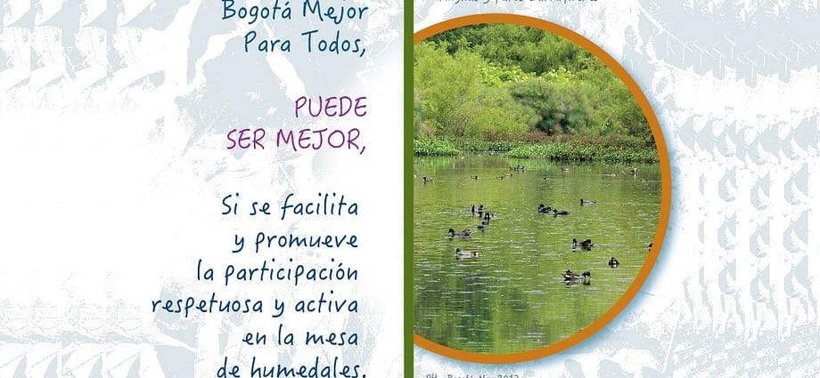Carta a la Mesa de Humedales: La Bogotá Mejor para Todos Puede Ser Mejor……. SI... Carta a la Mesa de Humedales: La Bogotá Mejor para Todos Puede Ser Mejor……. SI...